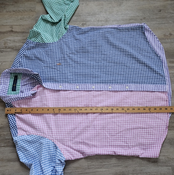 Polo Ralph Lauren Men's Colorblock Checkered Causal Button Down Shirt Xxl - Picture 6 of 7